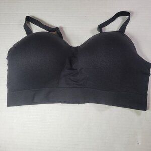 Truekind Black Supportive Comfort Wireless Shaping Bra Size 2X